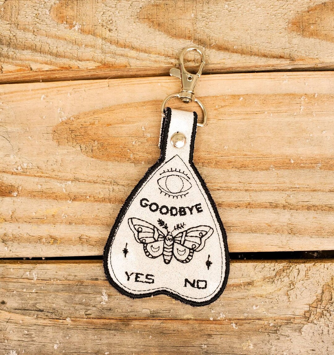 Ouija Planchette Keychain ouija backpack fob spirit charm Etsy Nederland