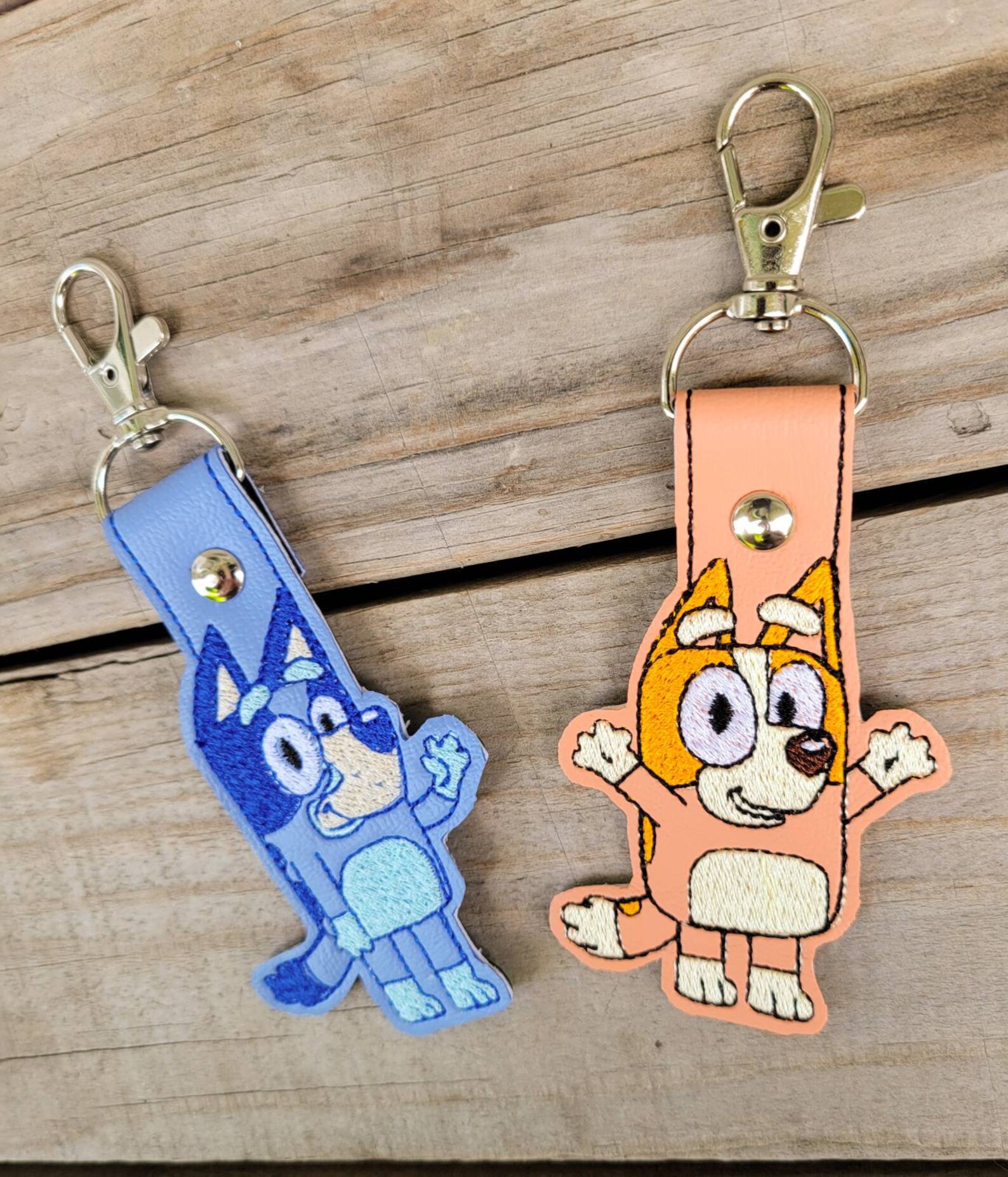 Bluey and Bingo Keychain bluey heeler backpack charm kids Etsy