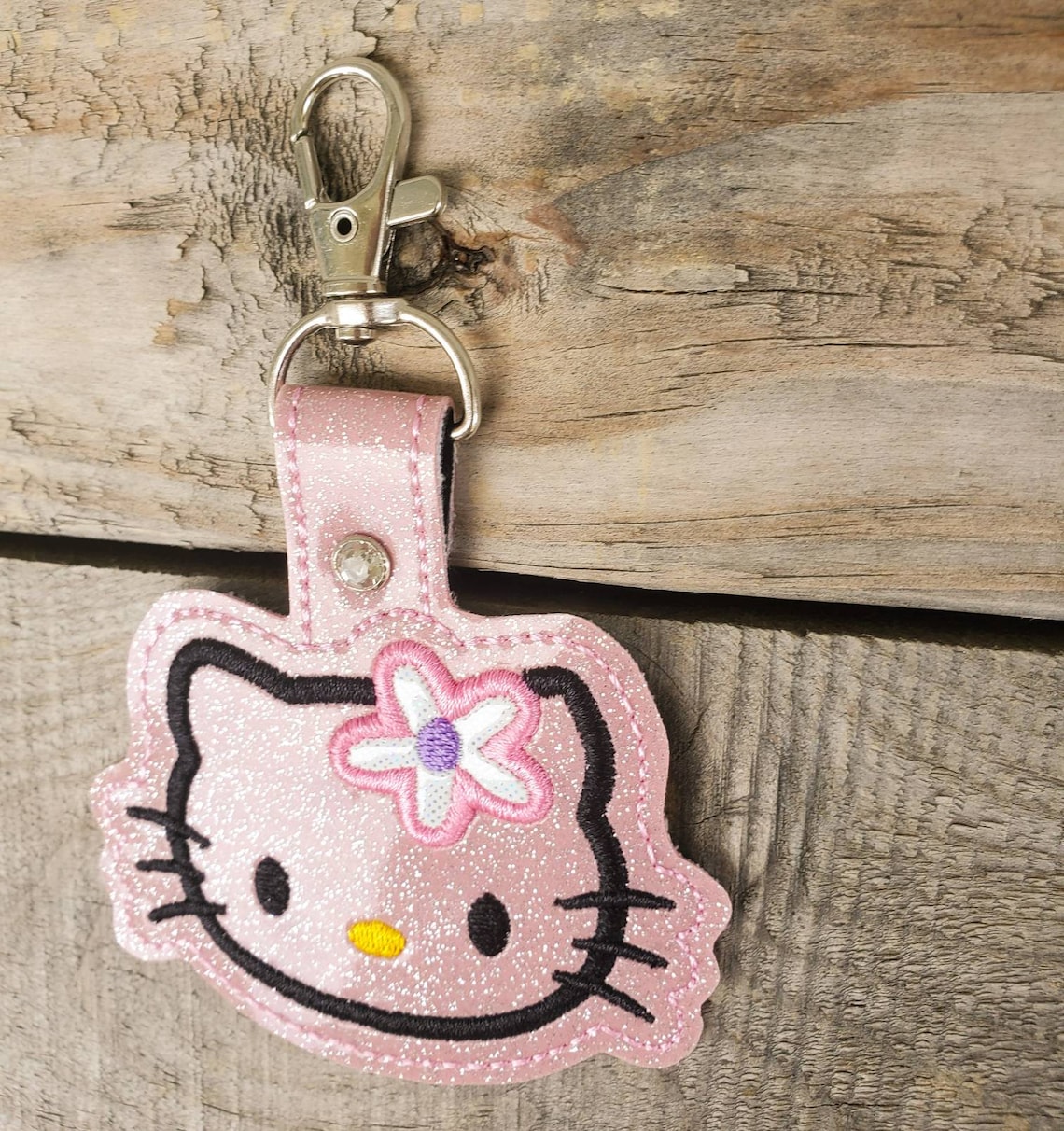 Hello Kitty Keychain Cat Backpack Charm Hello Kitty Zipper Etsy