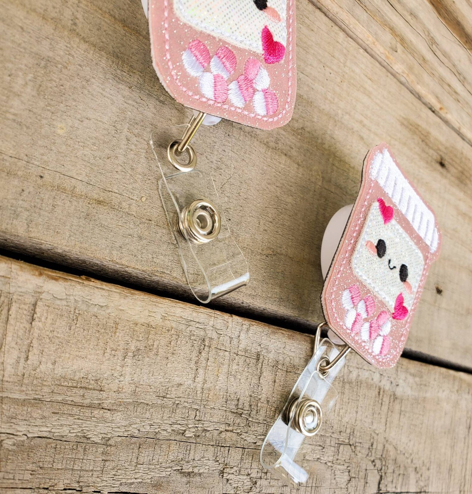 Kawaii Pill Bottle Badge Reel Cute Happy Pills Badge Reel Etsy Canada