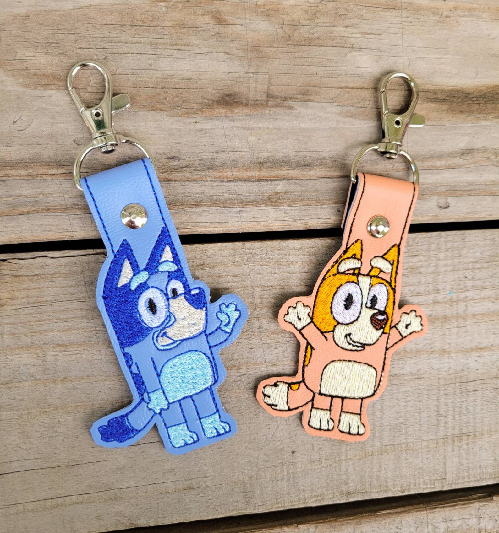 Bluey and Bingo Keychain bluey heeler backpack charm kids Etsy