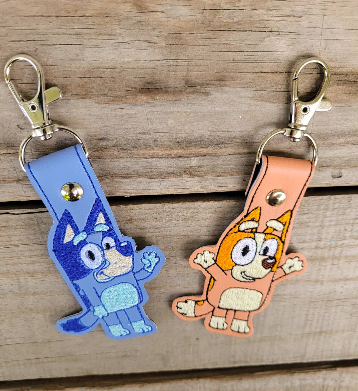Bluey and Bingo Keychain bluey heeler backpack charm kids Etsy