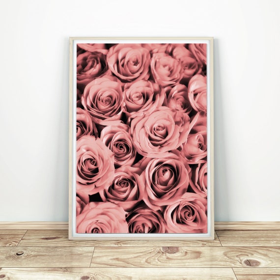 Pink Roses Print Boho Bedroom Art Dusty Rose Print Floral Etsy Pink Roses Print Boho Bedroom Art Dusty Rose Print Floral Etsy