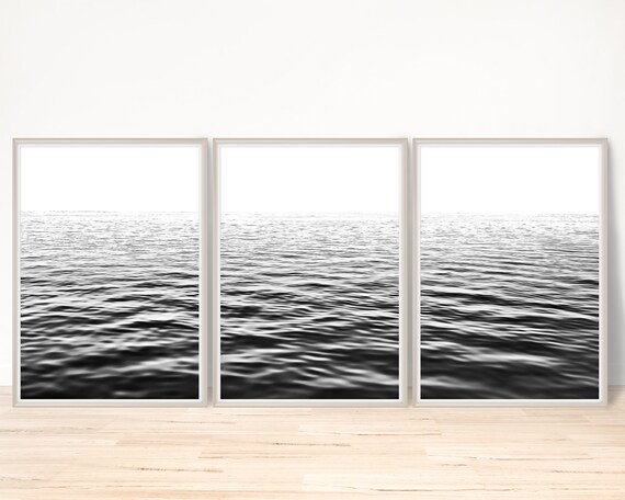 Print A4 A3 Ocean Calm Poster Animal Wall Art Decor