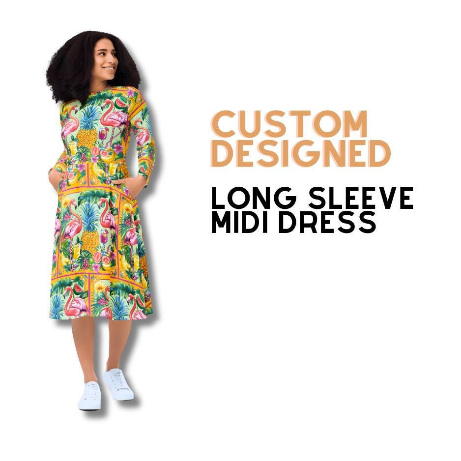 Long Sleeve Midi Dress