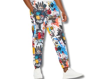 Pantalones de algodón con diseño de grafiti: diseño urbano unisex