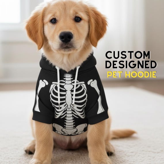 Custom Pet Hoodie: All-Over Print 100% Cotton Fleece Sweatshirt