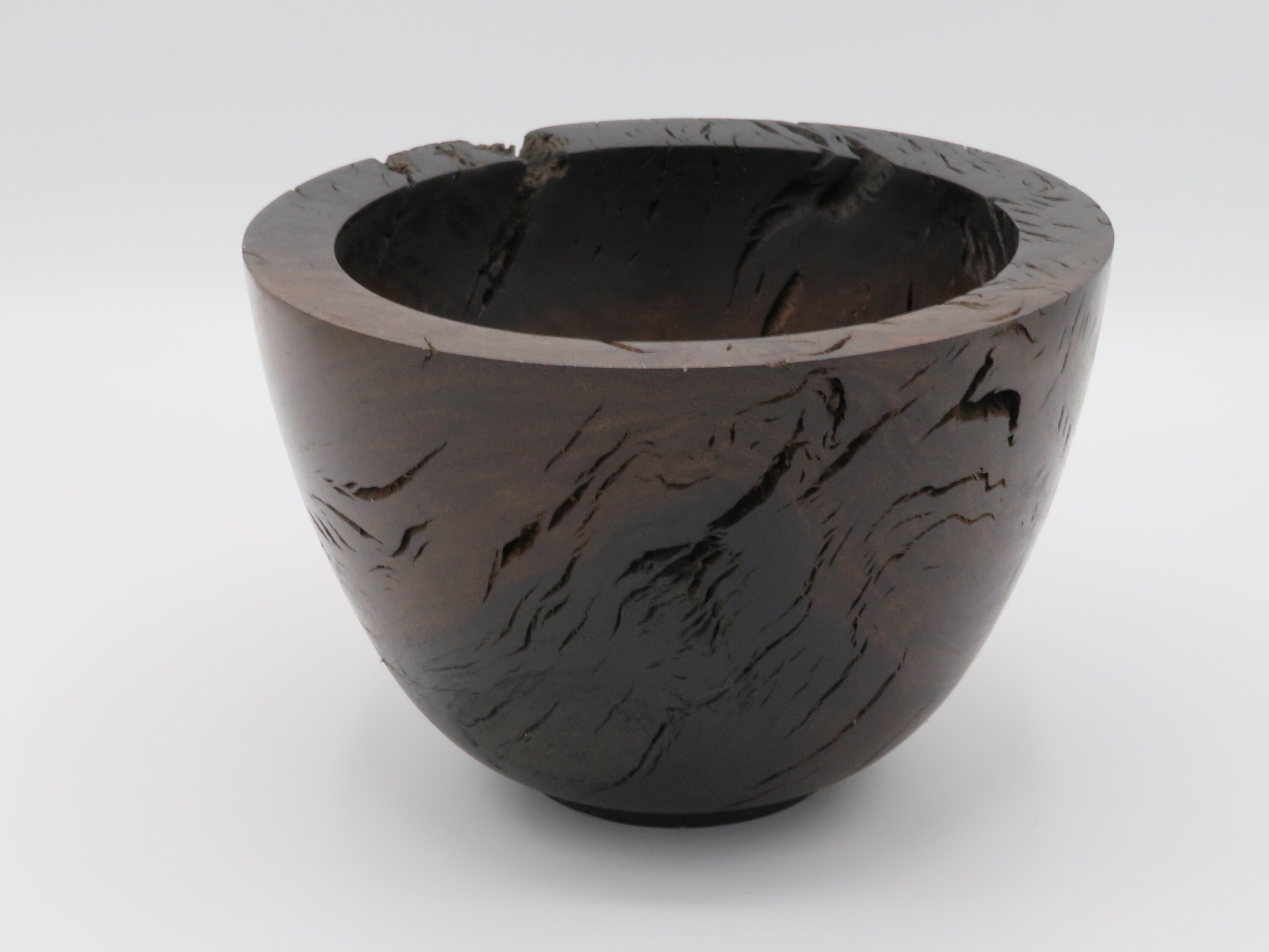 Handmade Irish Bog Oak Bowl Etsy