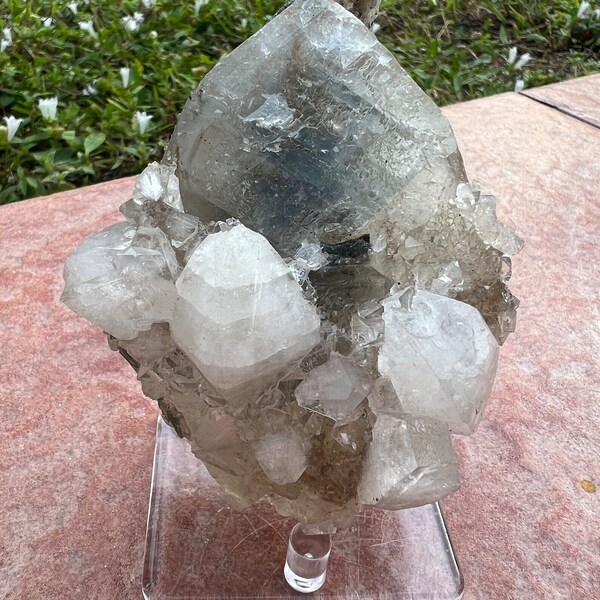 Apophyllite Etched Double Terminated Secondary Growth Crystal Natural Freeform Raw Specimen Gem Stone Mineral