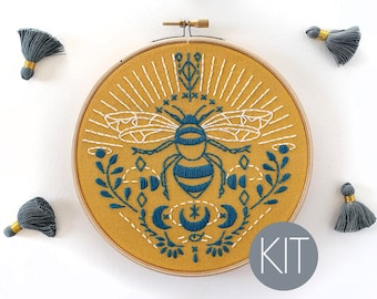 Bee Embroidery Kit