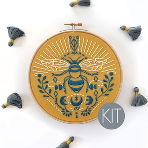 Bee Embroidery Kit