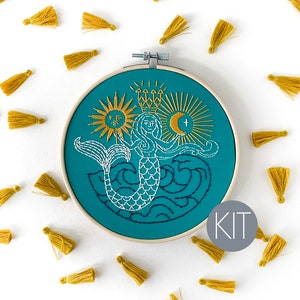 Mermaid Embroidery Kit