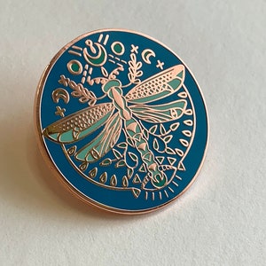 Mystic Dragonfly Enamel Pin image 4