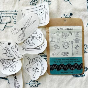 Sew Circle Stick and Stitch Embroidery Patterns