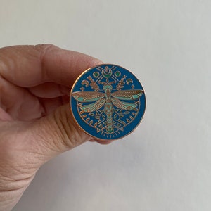 Mystic Dragonfly Enamel Pin image 3