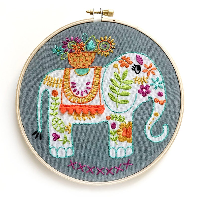 Elephant jessecmault kit  etsy