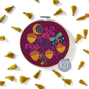 Acorns Embroidery Kit