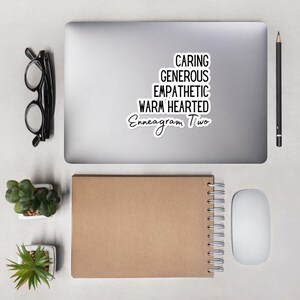 Enneagram Two About Me - Bubble-free stickers