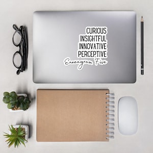 Enneagram Five About Me - Bubble-free stickers