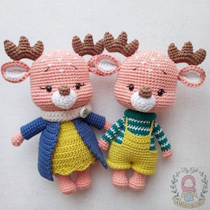 Crochet Deer Pattern, Crochet Patterns, Amigurumi Pattern, Crochet Patterns Animal, Crochet Animal, Plushie Pattern, Plush Pattern