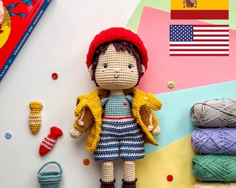 Willy the Puff Boy Pattern, Amigurumi Doll Pattern, Crochet Doll Pattern, Crochet Pattern, Amigurumi Fisherman Pattern, Crochet Boy Pattern