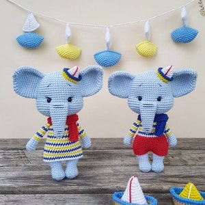 Crochet Elephant Pattern, Elephant Amigurumi Pattern, Amigurumi Pattern, Crochet Patterns Animal, Crochet Animal, Plush Pattern
