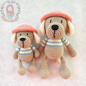 Welpe Häkelanleitung, Hund Häkelmuster, Hund Häkelmuster, Häkelmuster, Amigurumi Muster, Häkelmuster Tier, Plüschmuster