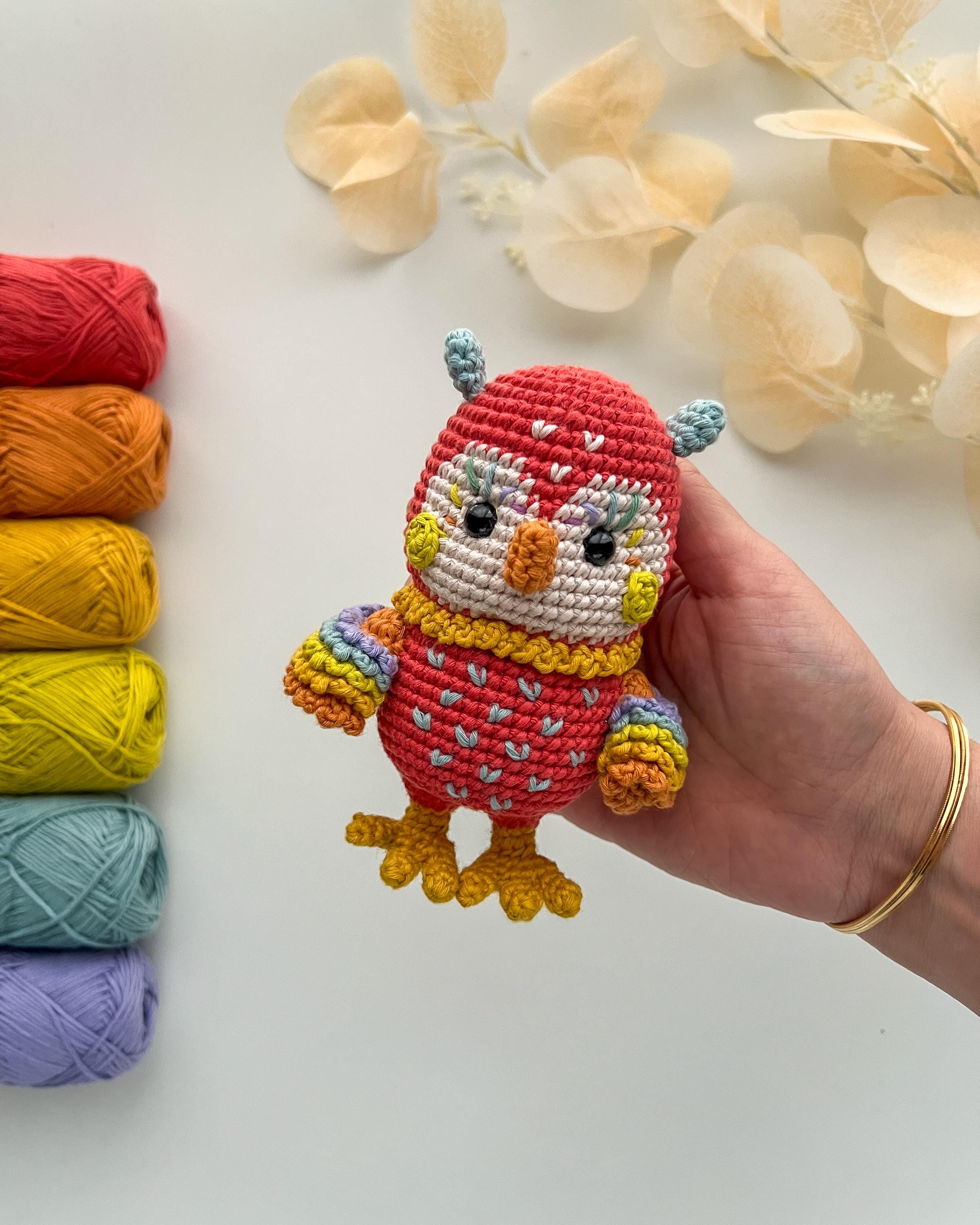 Amigurumi Owl Pattern, Owl Plush Pattern, Crochet Owl Pattern, Crochet Pattern, Crochet Cute Bird, A