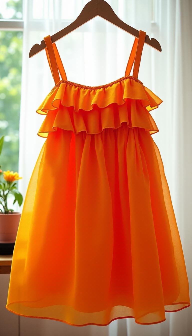 Romee Dress Hazy Floral Orange