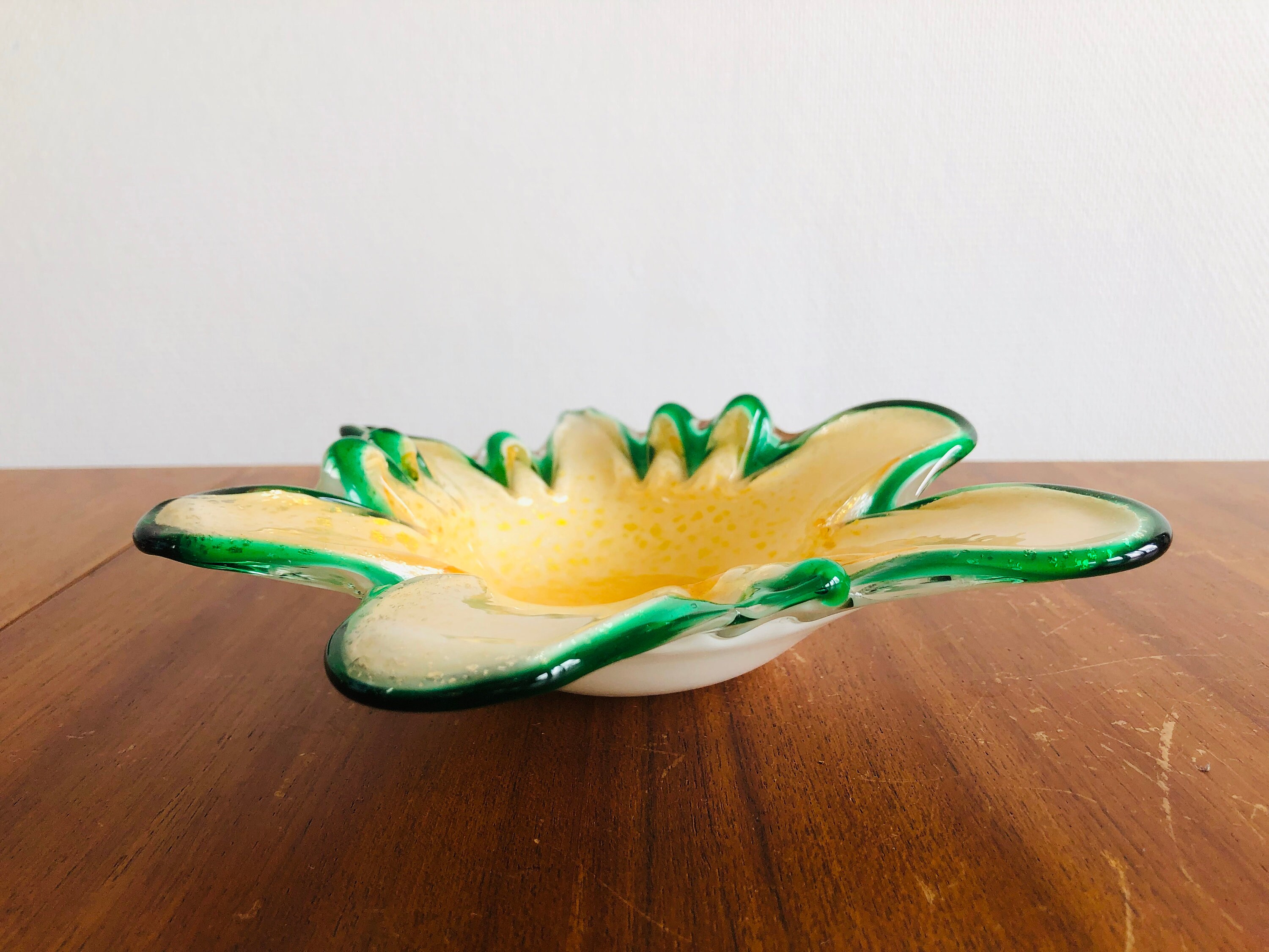 Handy Cubby Verre de Murano, Coupelle Vintage, Cendrier en Verre, Cadeau Pour Lui, Elle, Vide-Poche 