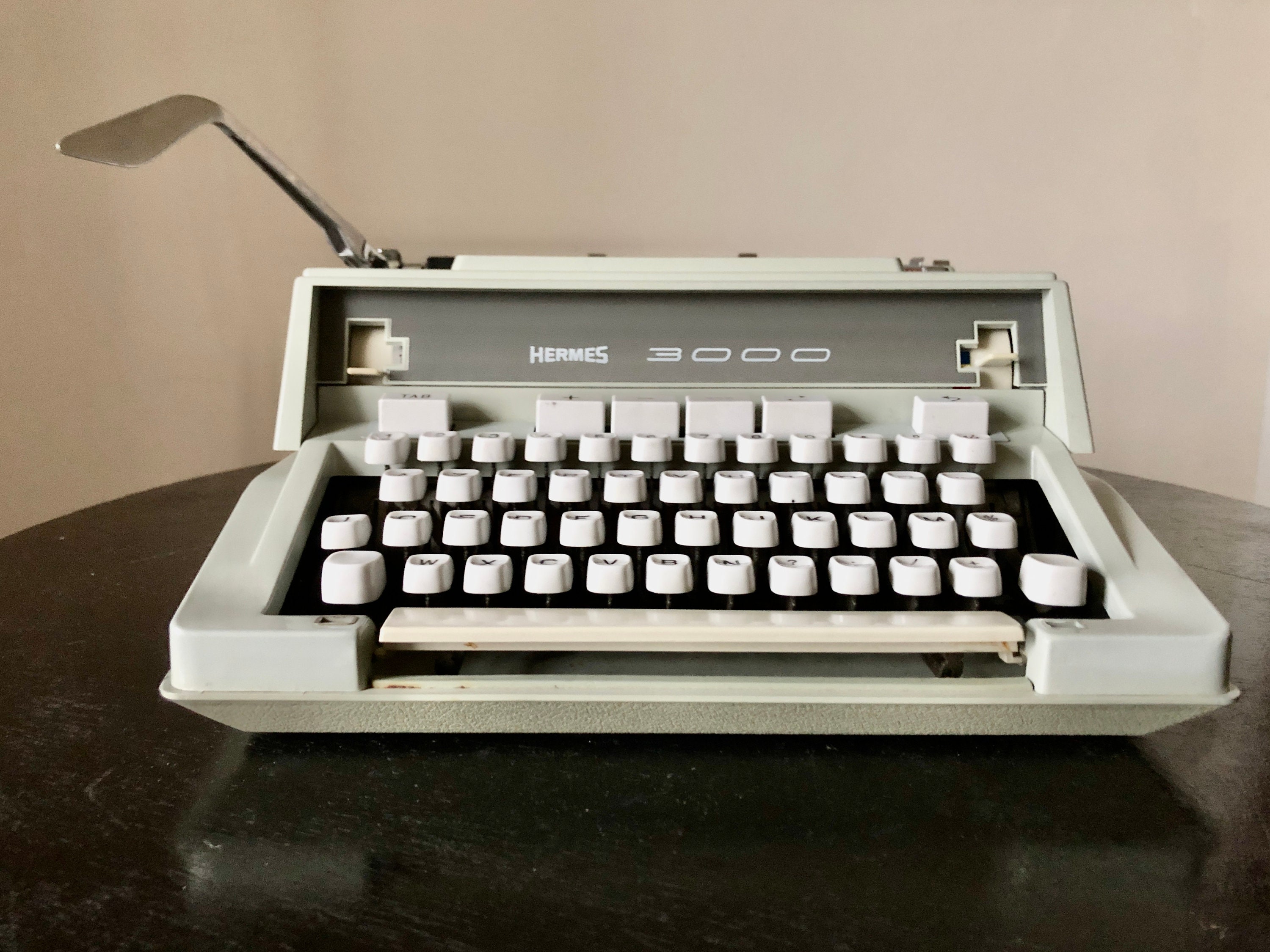 Machine à Écrire Hermes 3000, Typewriter Suisse 1970, Cadeau Éthique Écrivain, Survivalisme, Accesso