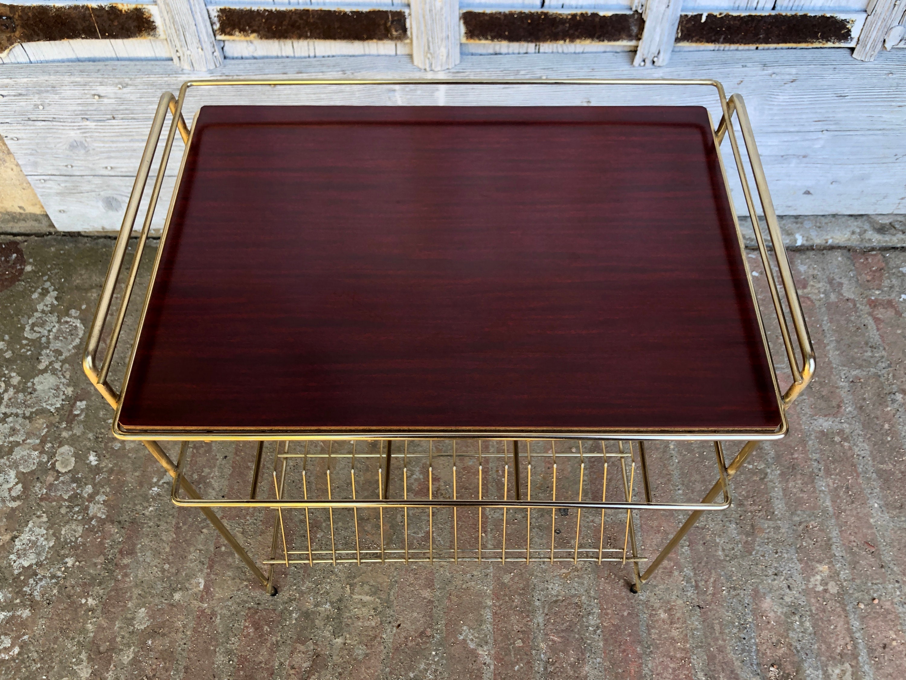 table D'appoint Porte-Vinyles,