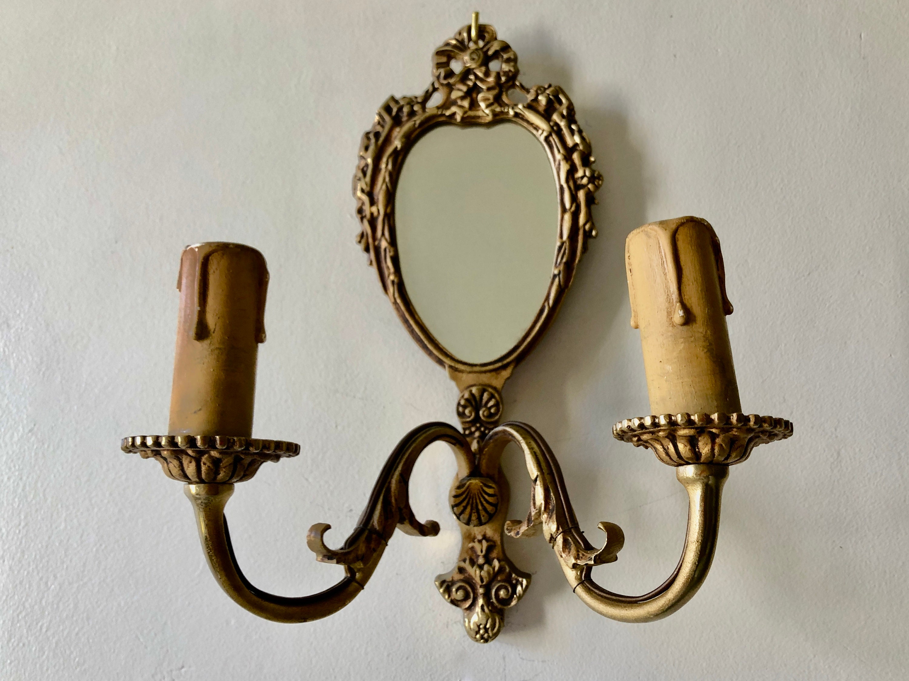 Antique applique Double