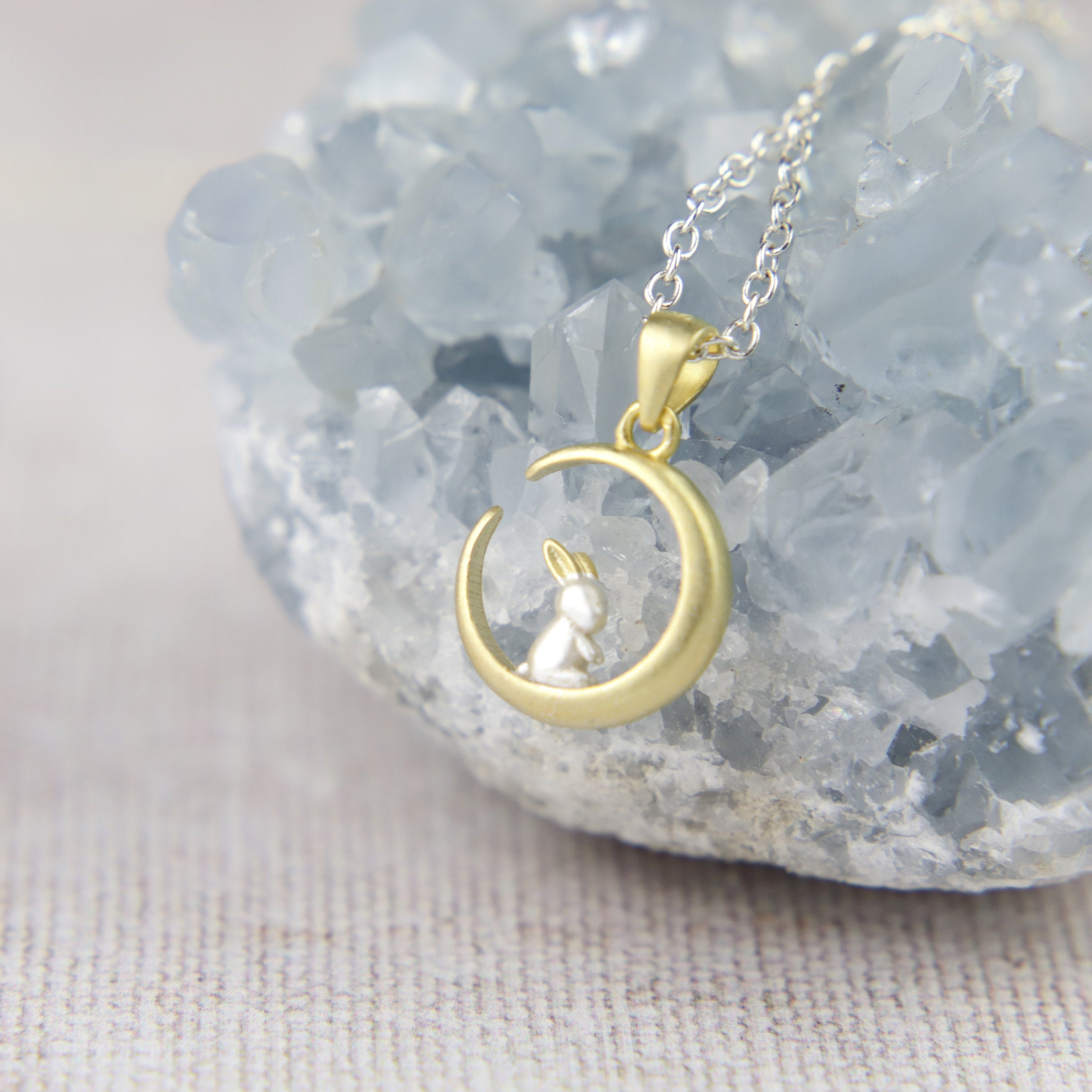 Maan en ster halsketting zilver 925 voor dames meisjes vrouwen zilveren