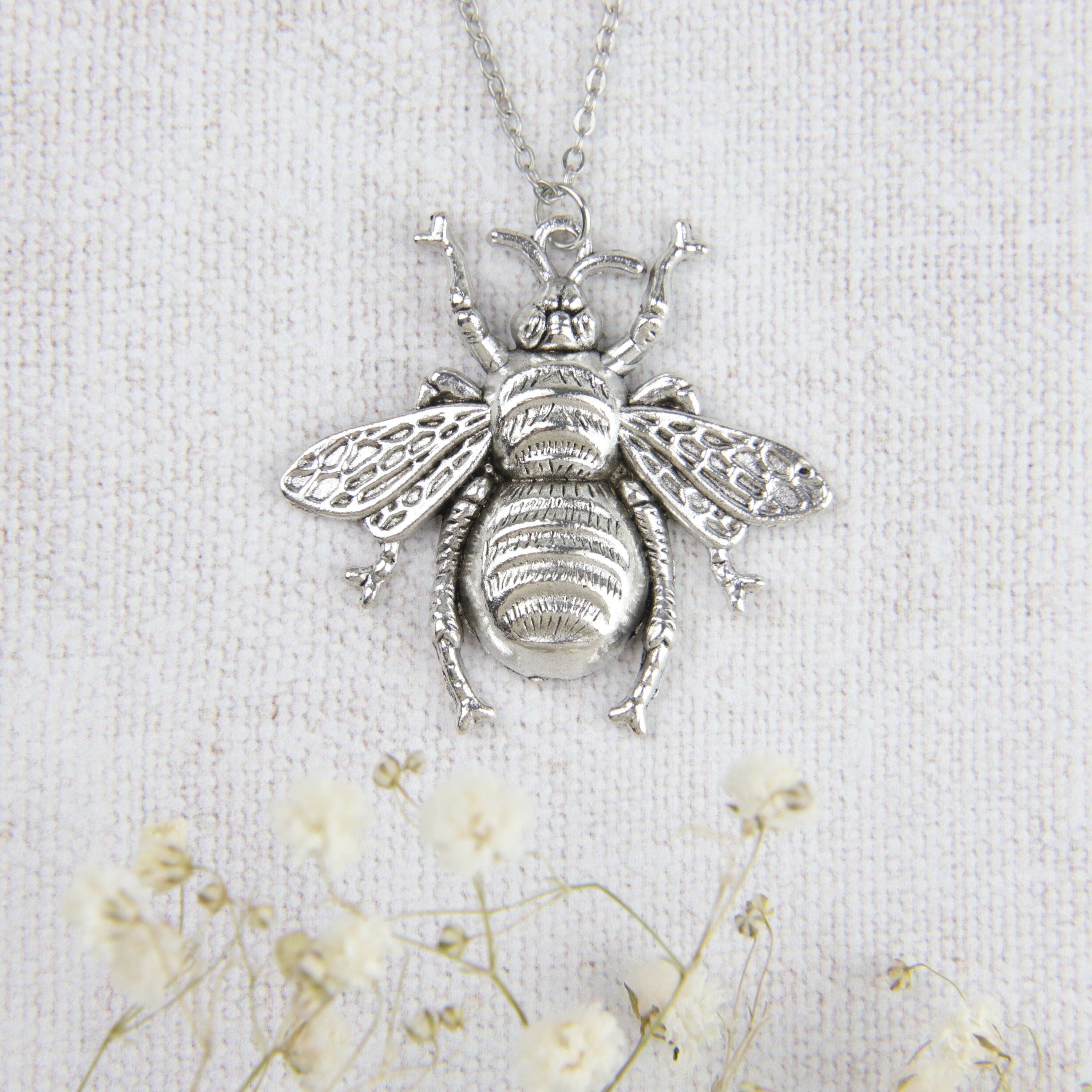 Silver Bee Necklace Silver Bee Necklace