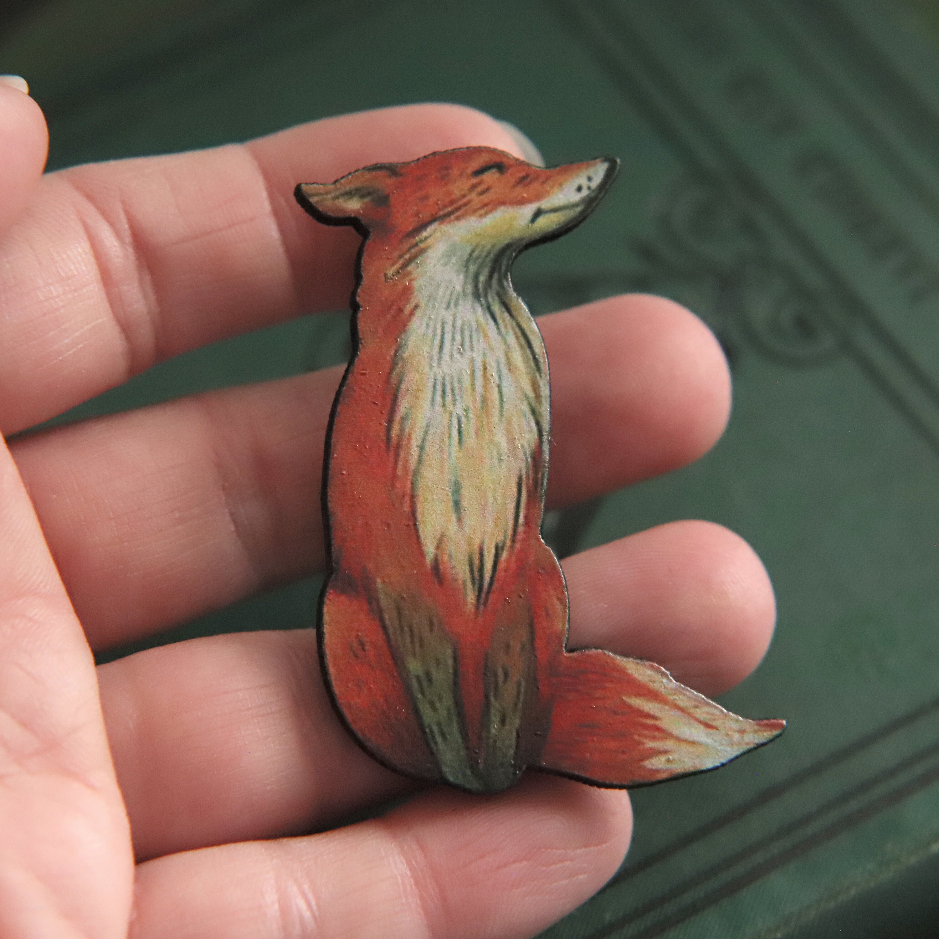 Vixen Jewelry Fox Pin Badge Snooty Fox Jewelry for Women Mens Fox Lapel ...