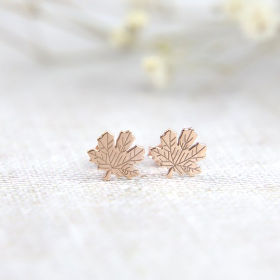 Autumn shop leaf earrings