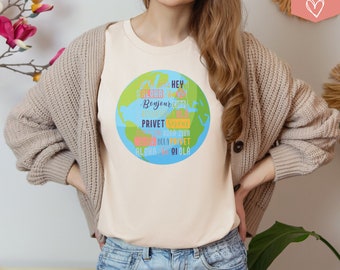 ESL Teacher Shirt, ESL Teacher Gift, English Language Teacher Shirt, Teacher Appreciation Gift, ESL Teacher, Multilingual Teacher Shirt