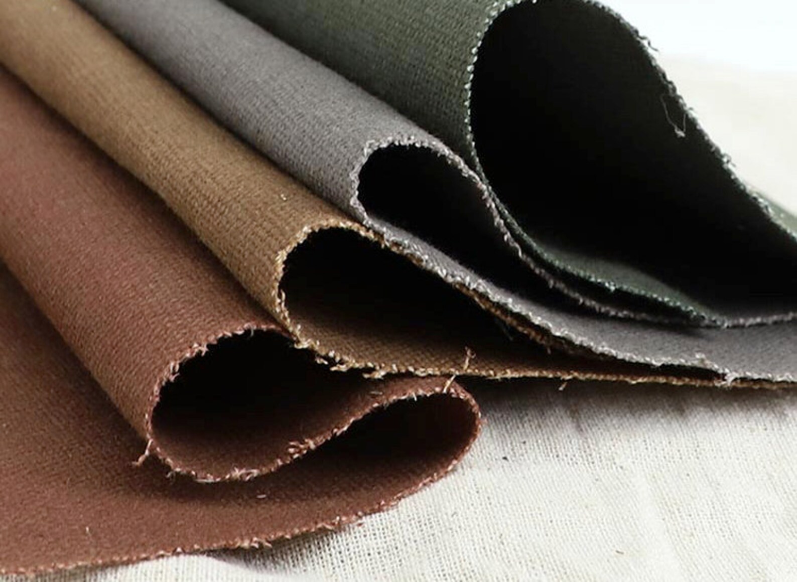 8 Oz Waxed Canvas Fabric Water Resistant Waterproof Fabric Etsy
