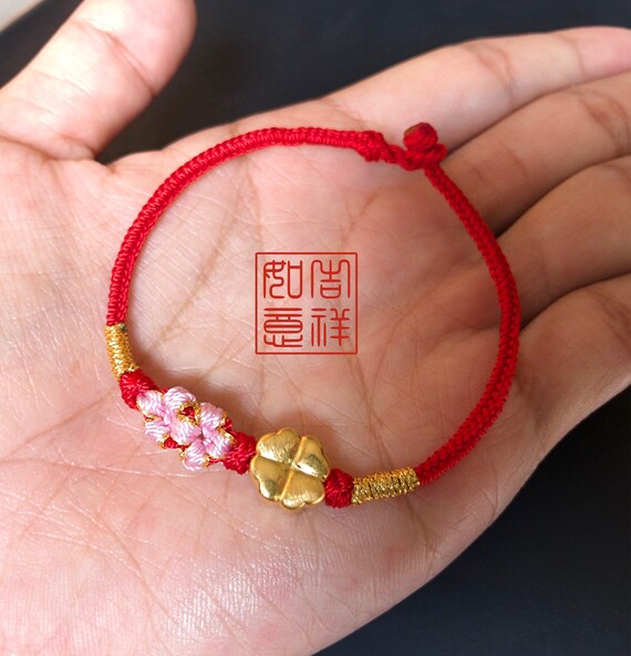 Chinoise Zodiaque Corde Rouge Bracelet Femme Accessories Bonne Chance Amulette