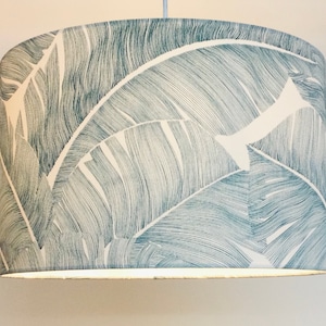 lampshade &quot;Palm leaves petrol&quot;