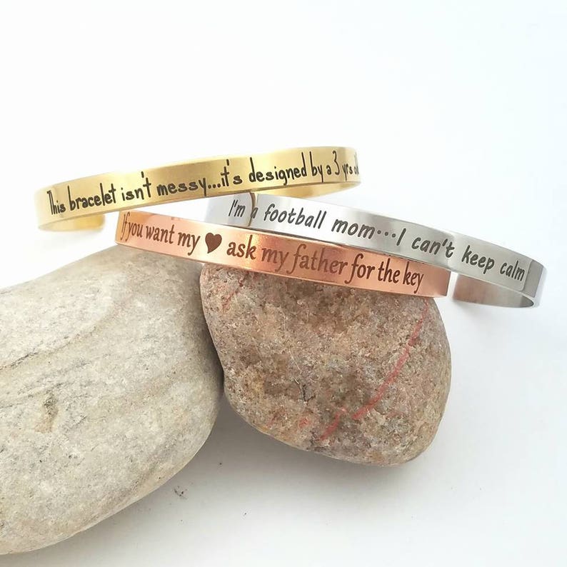 engraved bracelets for girlfriend