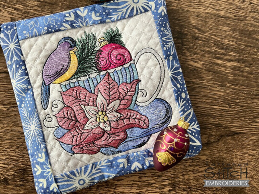 POINTSETTIA Tea Cup POT Holder Pointsettia, Finch, Tea Cups, Tea, Pot