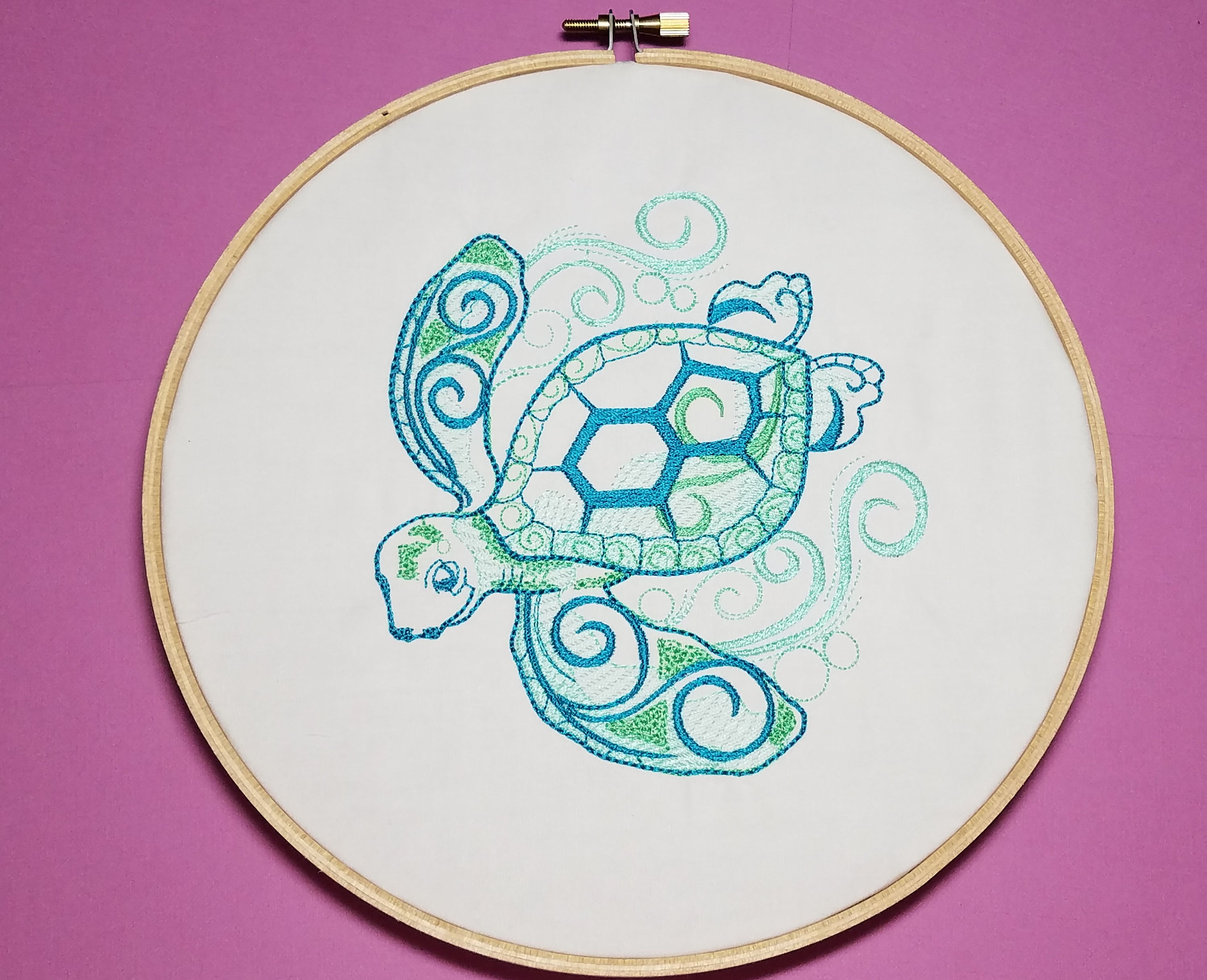 ウミガメの刺繍 - 機械刺繍デザイン - Etsy 日本