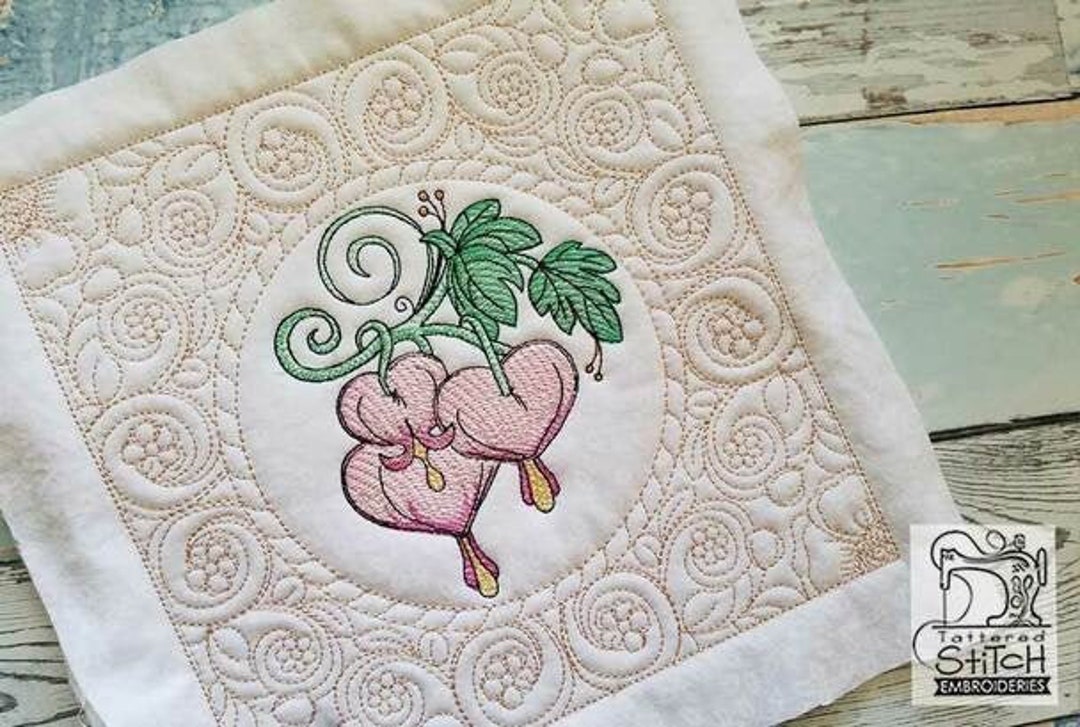 Cherry Coin Purse- Fits a 4x4 Hoop, Machine Embroidery Pattern, - Tattered  Stitch Embroideries