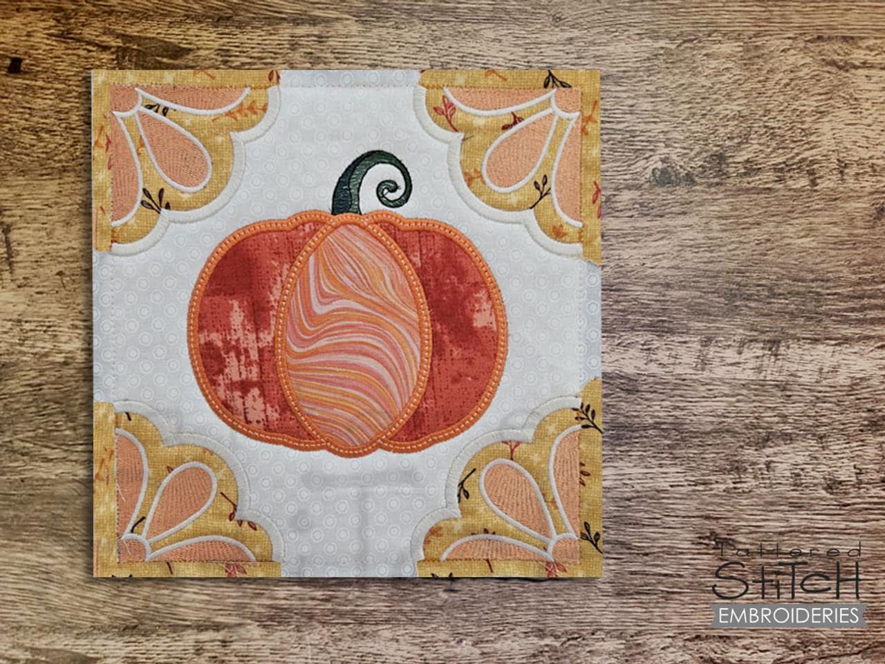 SCRAPPY PUMPKIN QUILT Block - Sewing, Crafting, Embroidery