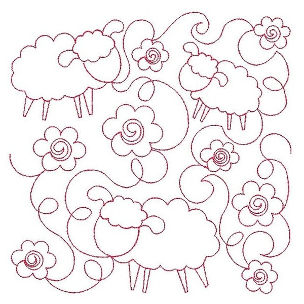 Sheep Quilt Pattern - Etsy