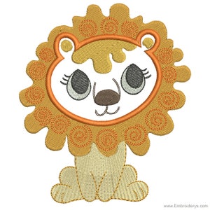 Aplikacja BABY LION EMBROIDERY - Projekt haftu maszynowego