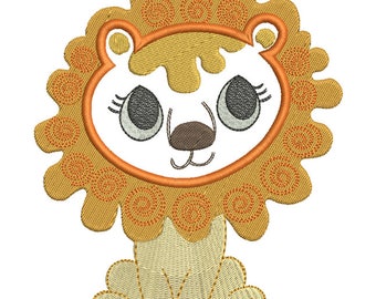 BABY LION EMBROIDERY Applique - Diseño de bordado de máquina