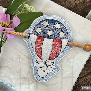 BALLOON HAIR BUN Bling - Sewing, Crafting, Embroidery, Gifting  - Downloadable Machine Embroidery
